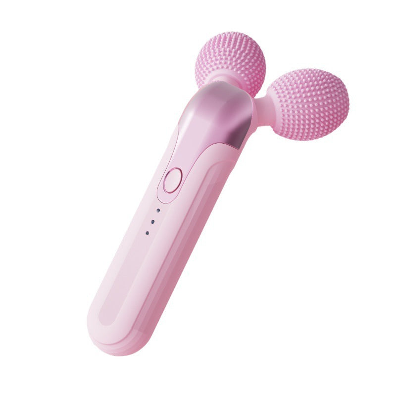 Nettoyage du visage et rouleau minceur vibrant pour le visage