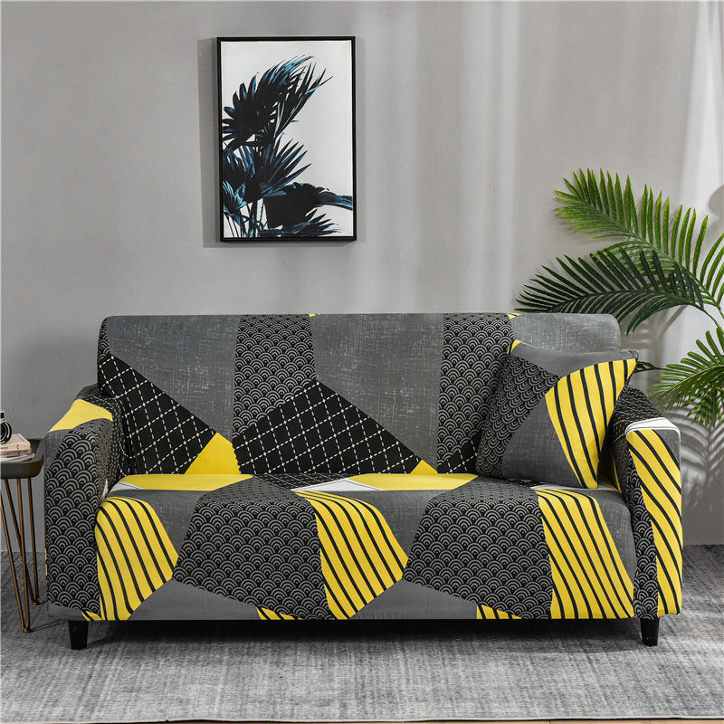 Fashion Net Red Print Sofa Cover All Inclusive