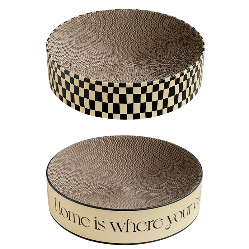 Round Corrugated Paper Wear-resistant Cat Scratching Board