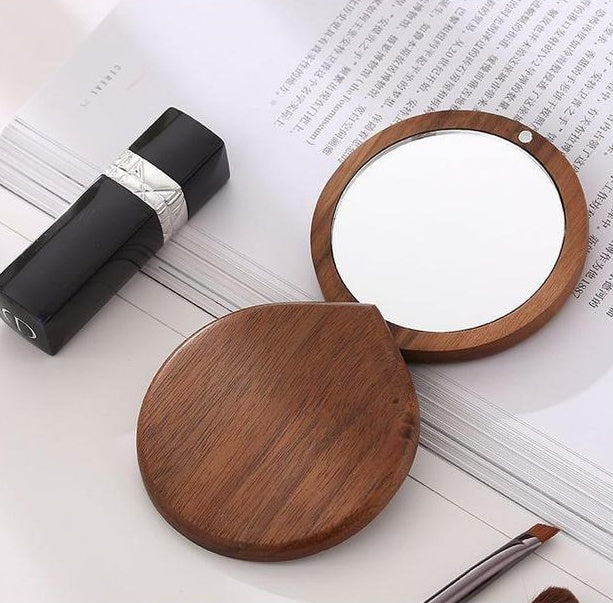 Miroir de Maquillage de Poche HD pour Dames