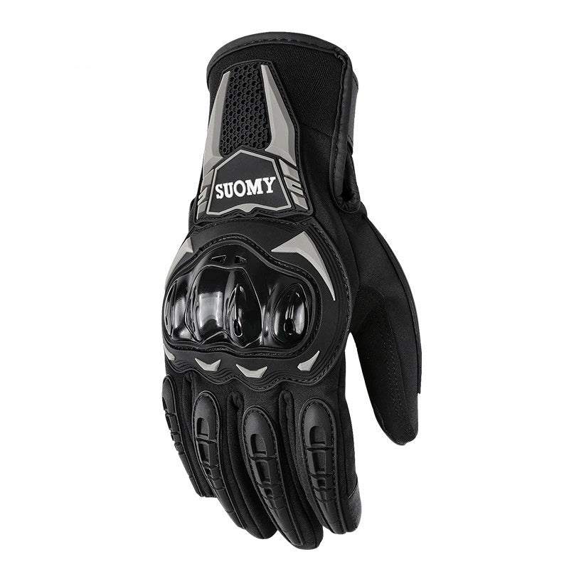 Gants de moto chauds anti-chute antidérapants