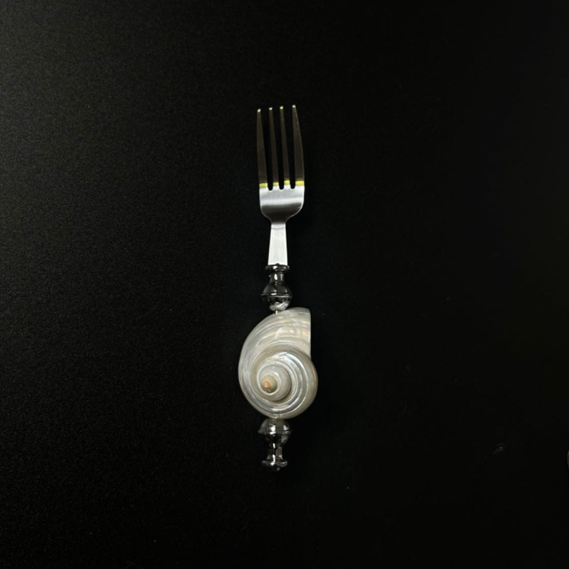 Moonlight Pearl White Conch Stainless Steel Fork Spoon Butter Knife Tableware Creative Niche Gift