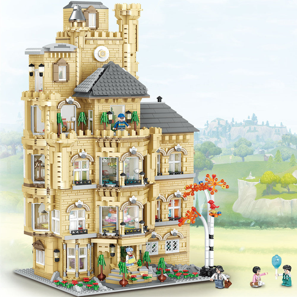 Château jouet à assembler pour enfants