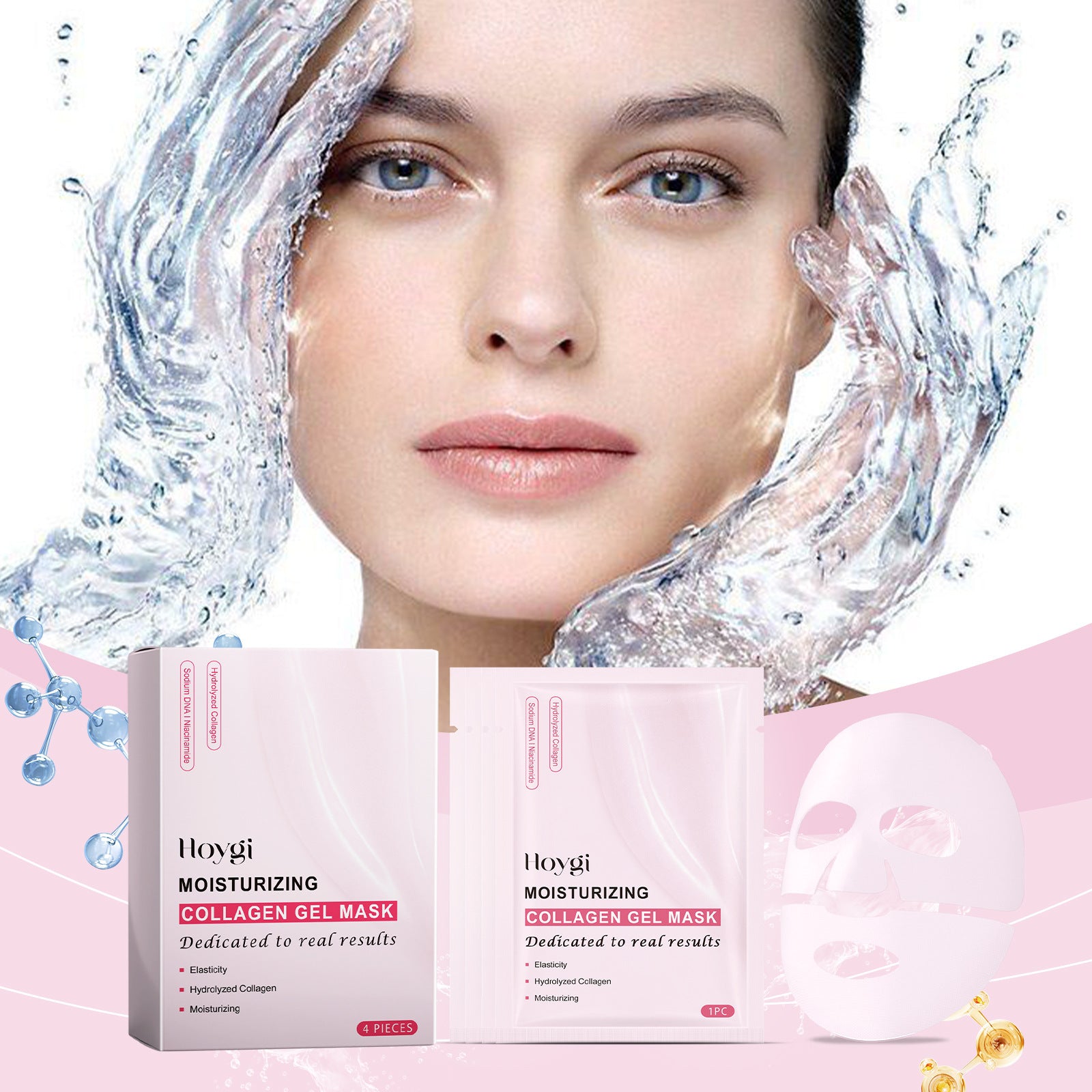 Masque Hydratant Au Collagène Raffermissant Et Hydratant