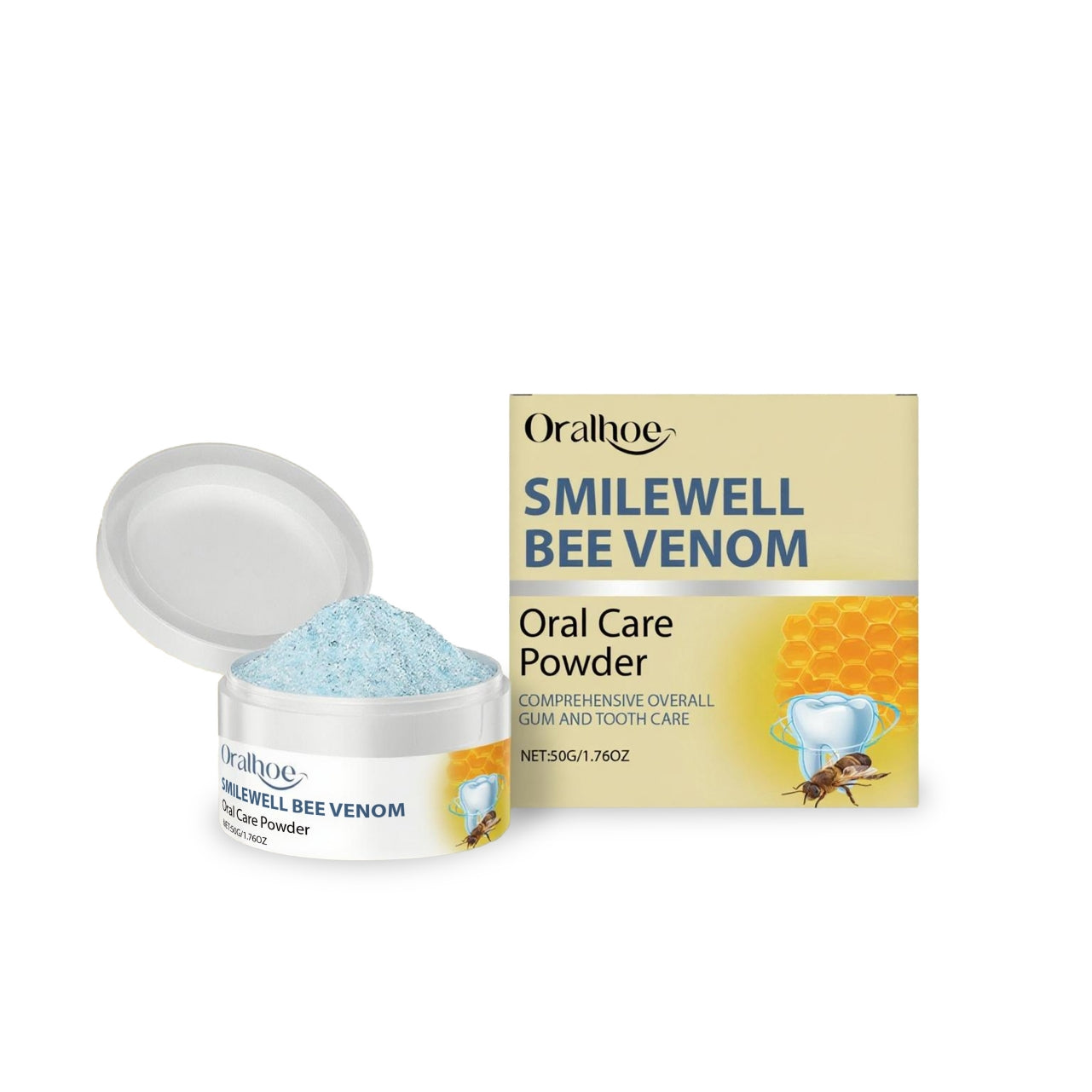 Poudre pour les soins buccodentaires