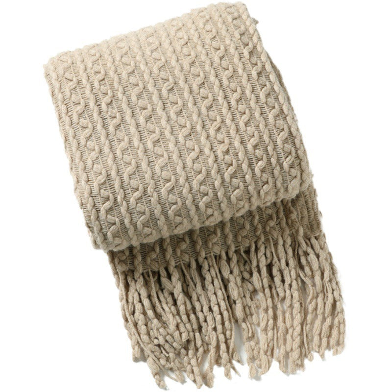 Sofa Towel Cover Cloth Tassel Wool Blanket Air Conditioning Blanket