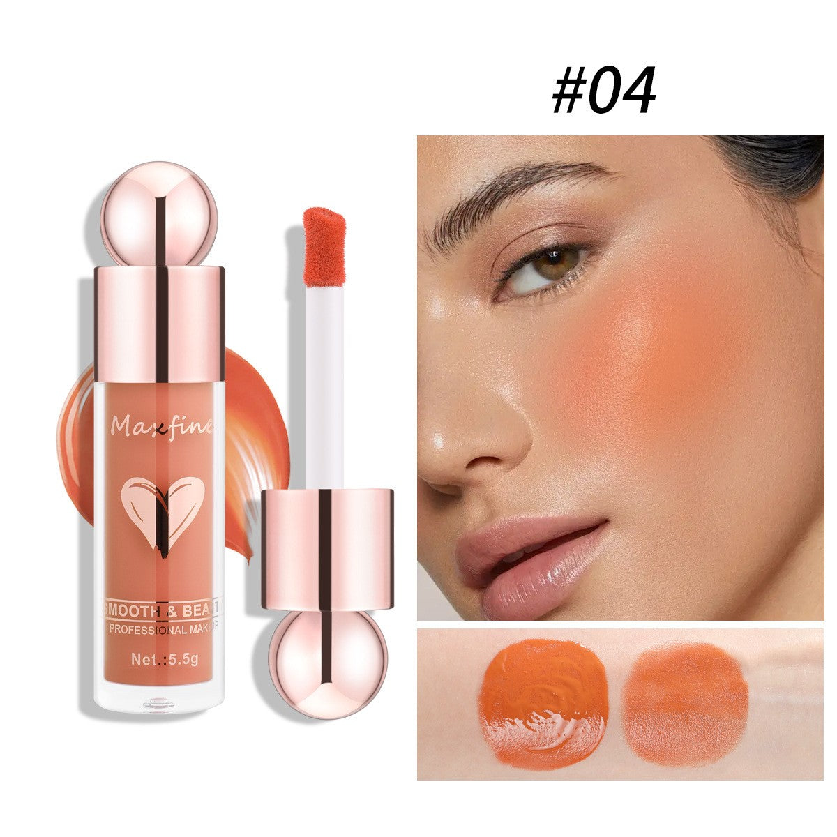 Maquillage Fard à Joues Liquide Illuminateur Naturel