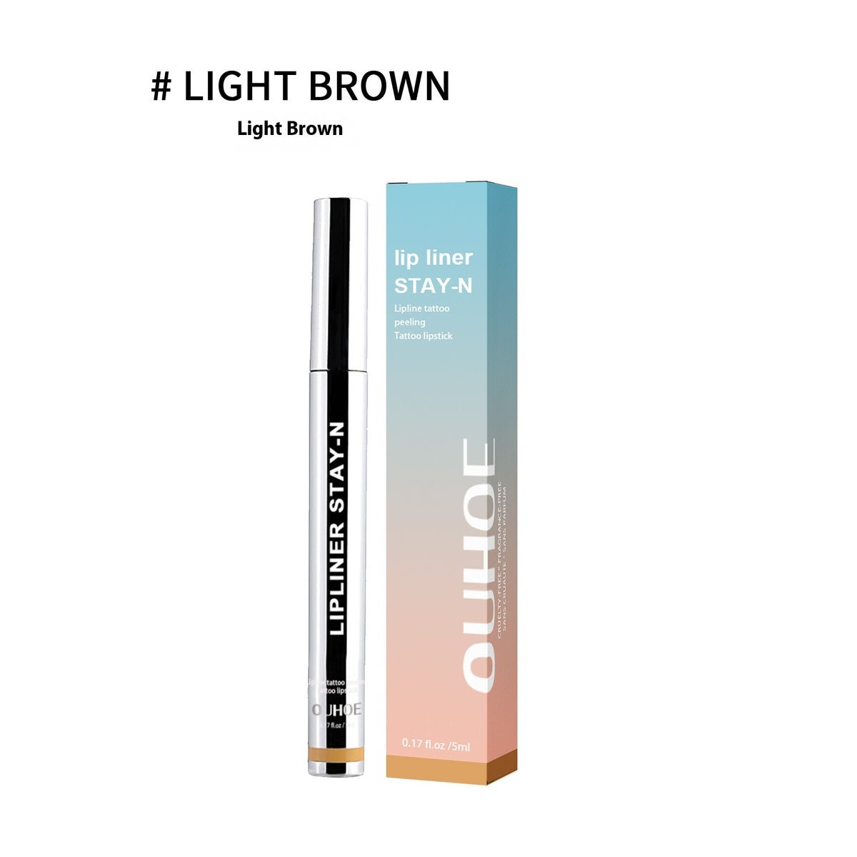 Crayon à lèvres démaquillant, maquillage longue tenue Fengying