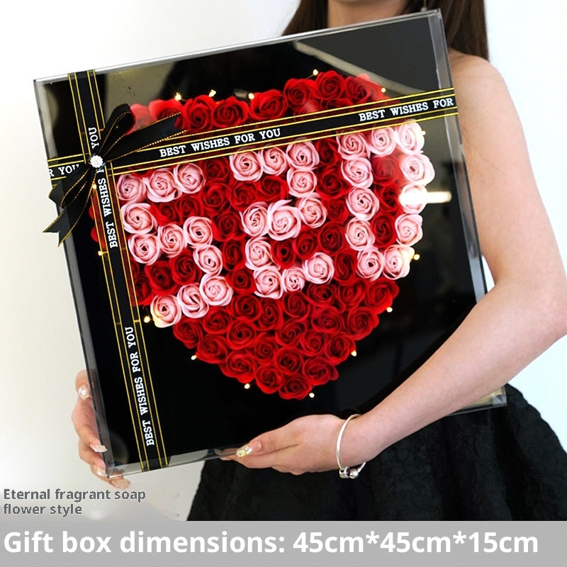 Valentine's Day Birthday Eternal Flower Bouquet Gift Box
