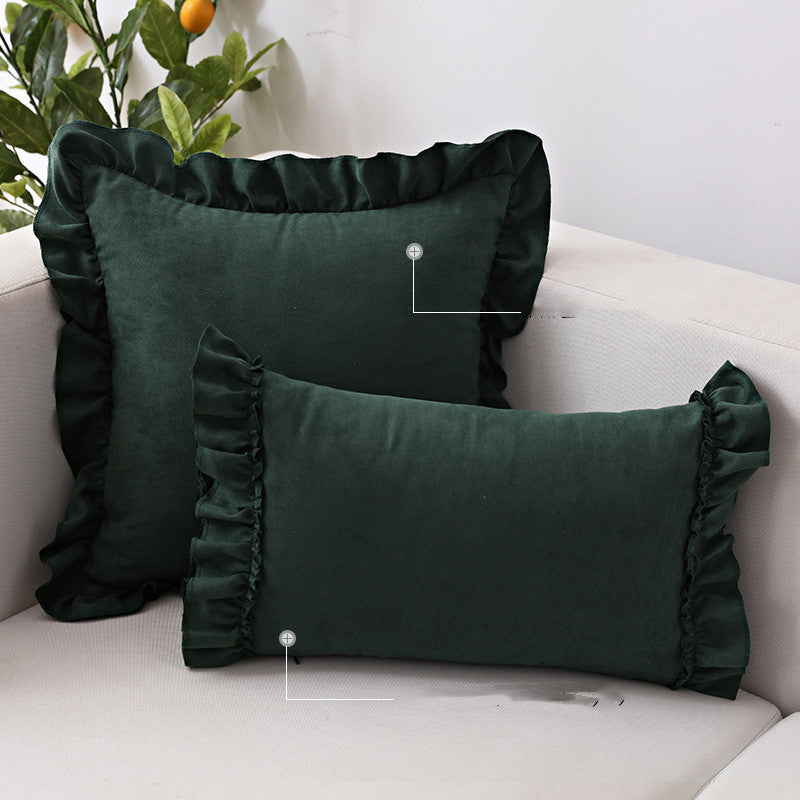 Taie d'oreiller petit coussin Taie d'oreiller suède pour canapé de chevet