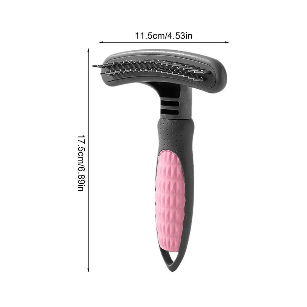 Pet Grooming Comb Cute Pet Grooming Comb Hair Removal Combs Effective Rustproof Shedding Brush For Puppies Pets Acceessories