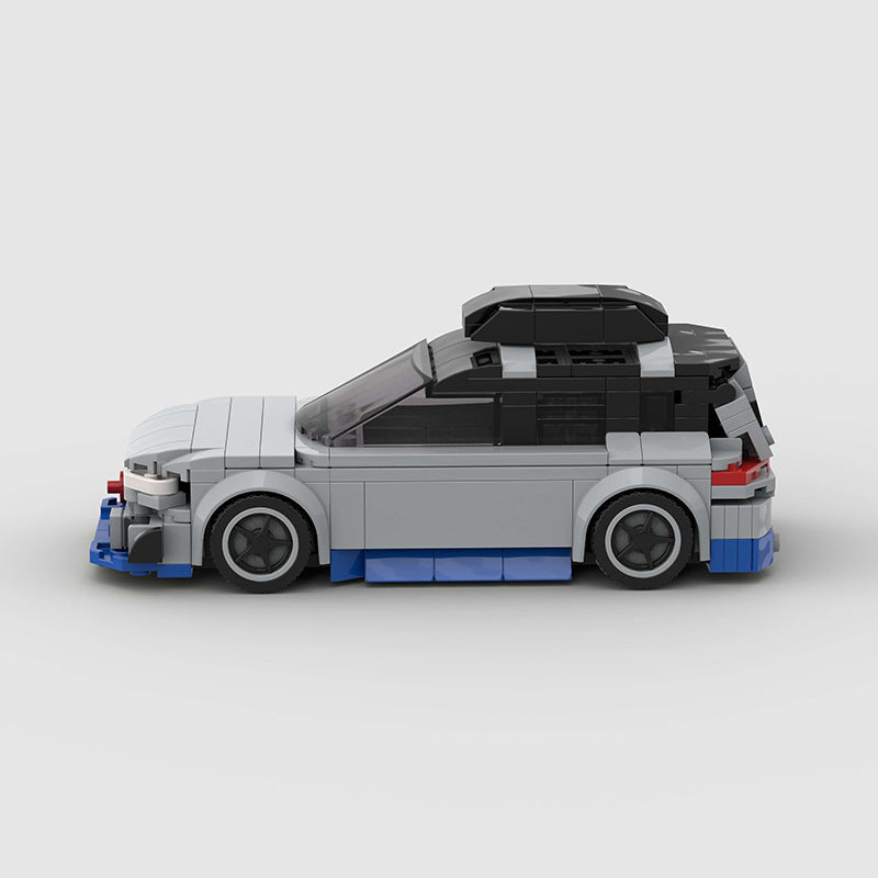 Small Particles Hot Sale Moc City Vehicle Racing Model