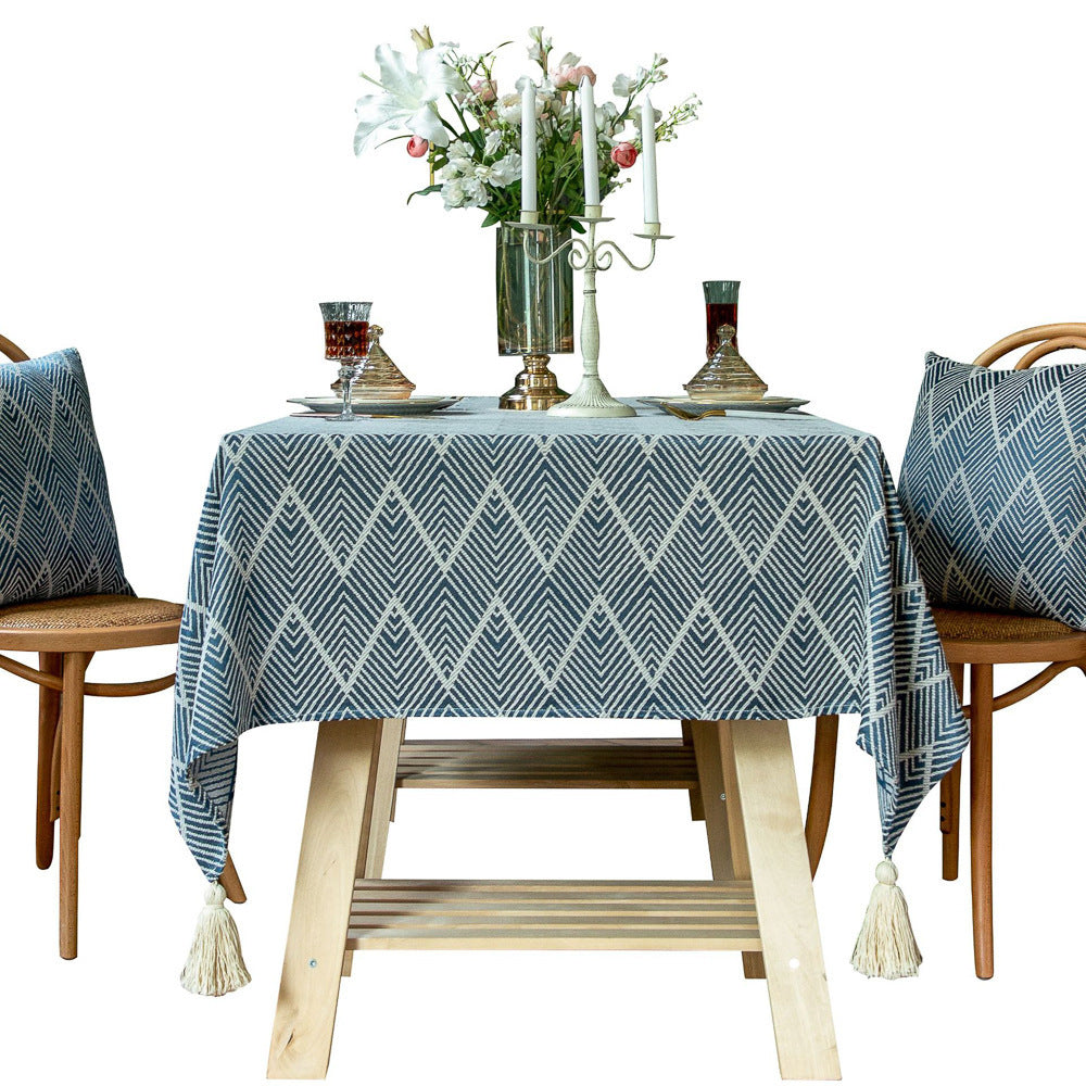 American Style Light Luxury Rectangular Tablecloth
