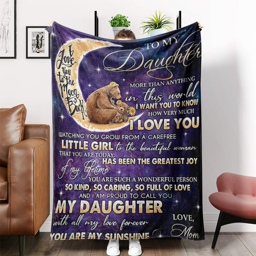 Envelope Blanket Sofa Blanket Airable Cover Message Letter Wholesale Flannel Thick Envelope Blanket