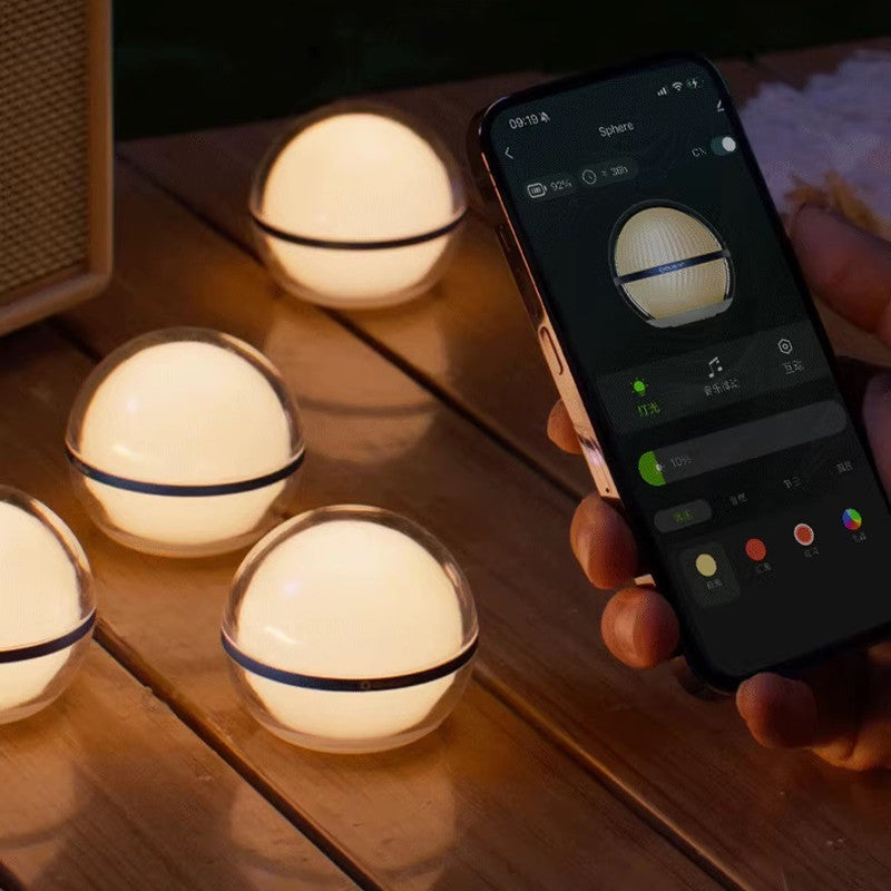 Lampes de camping intelligentes entièrement lumineuses