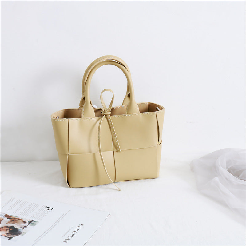 Sac à bandoulière tissé vintage pour femme