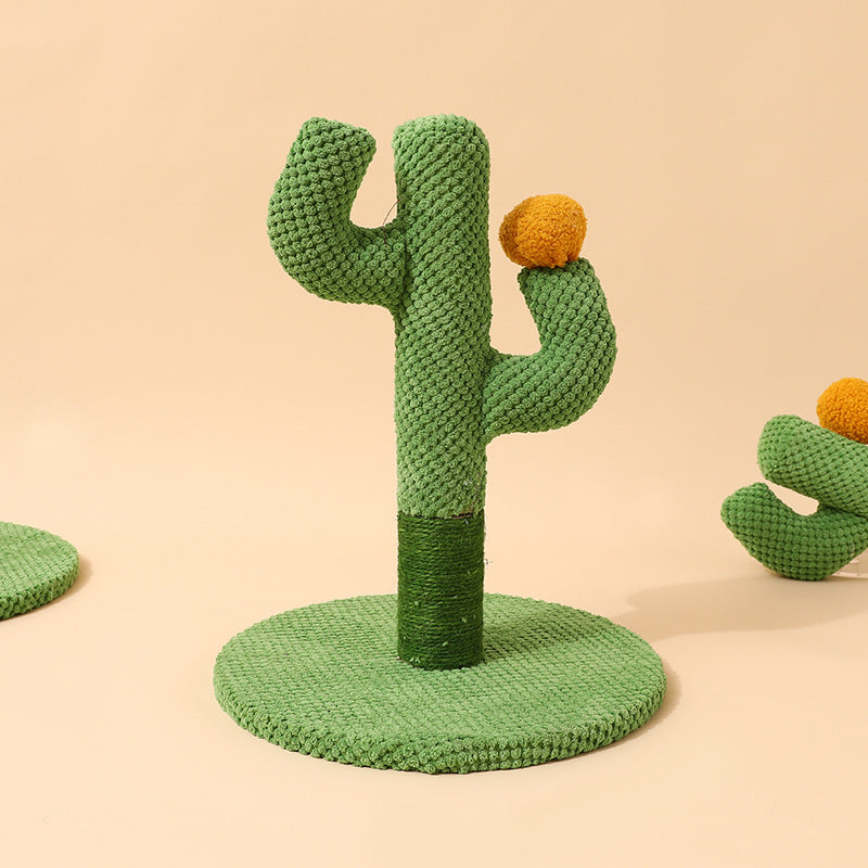 Masson Cactus Cat Scratch Board Sisal Scratching Pole Climber For Pet Cat Cat Toy Supplies Grinding Claw Scratching