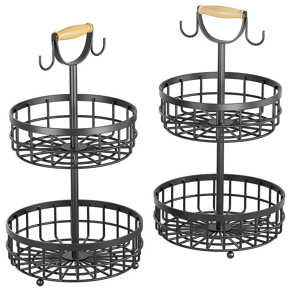 Kitchen Seasoning Storage Rack Bathroom Dual-tier And Detachable