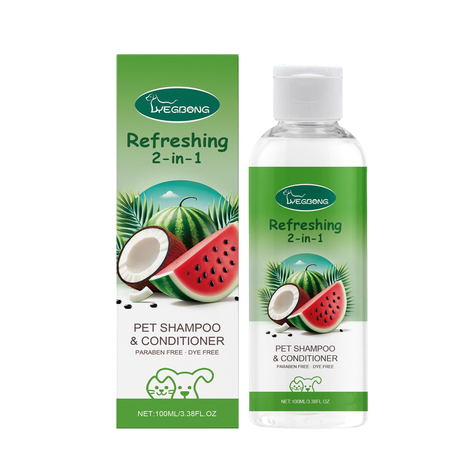 Pet 2-in-1 Shampoo Fragrance Shower Gel