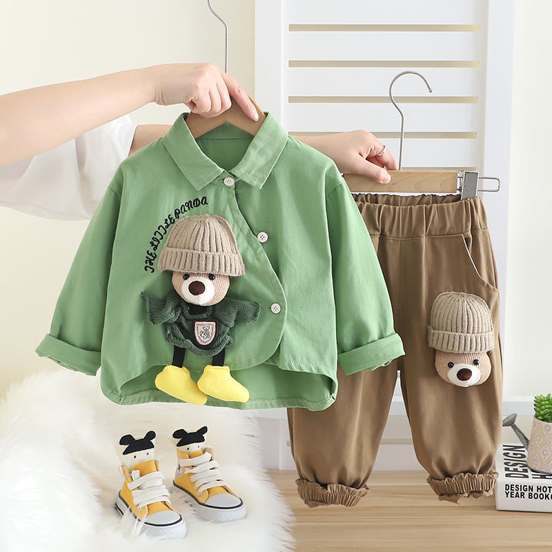 Baby Western Style Fashion Spring Clothing Suit