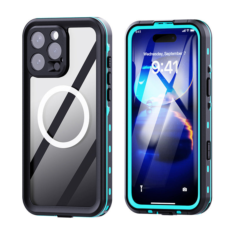 Coque étanche et antichute pour téléphone portable pour la natation et la plongée