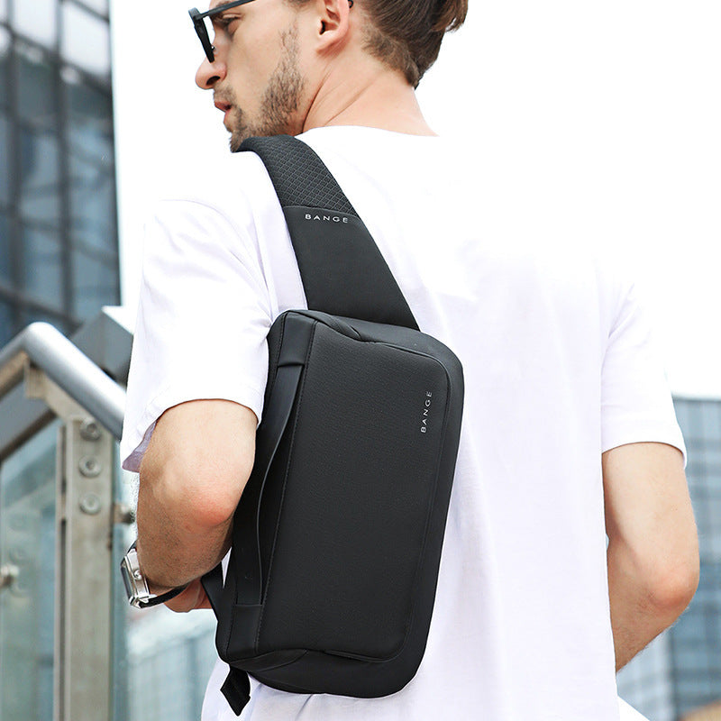Men's Fashion Chest Bag Waterproof Portable Storage Diagonal