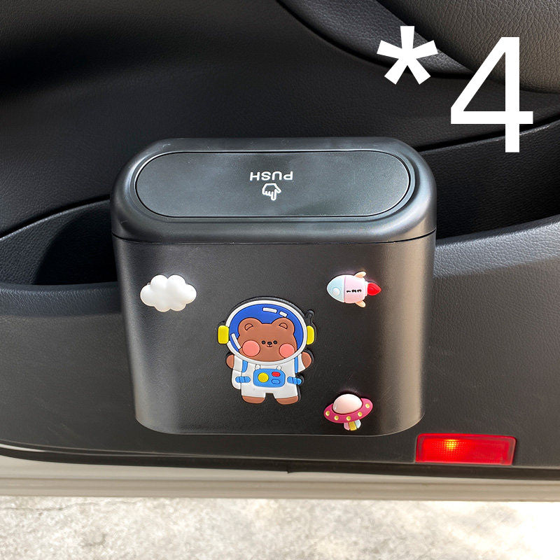 Car Trash Can Creative Cute Storage Cleaning