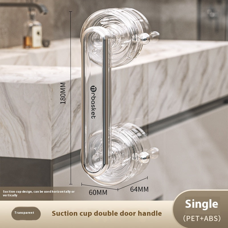 Bathroom Home Sliding Door Suction Cup Door Handle