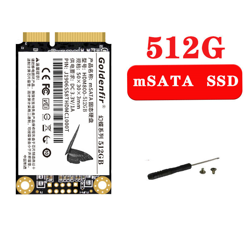 Disque SSD Neuf 512 Go pour Ordinateur de Bureau ou Portable Universel Mini SATA Authentique