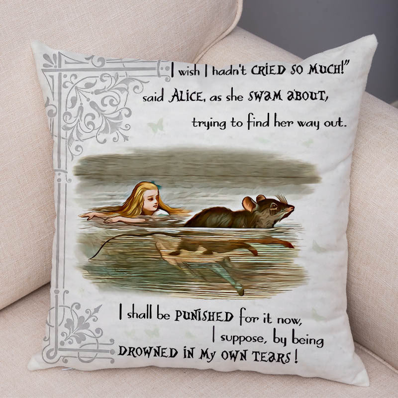 Cartoon Animal Home Sofa Pillow Cushion Cover Digital Printing