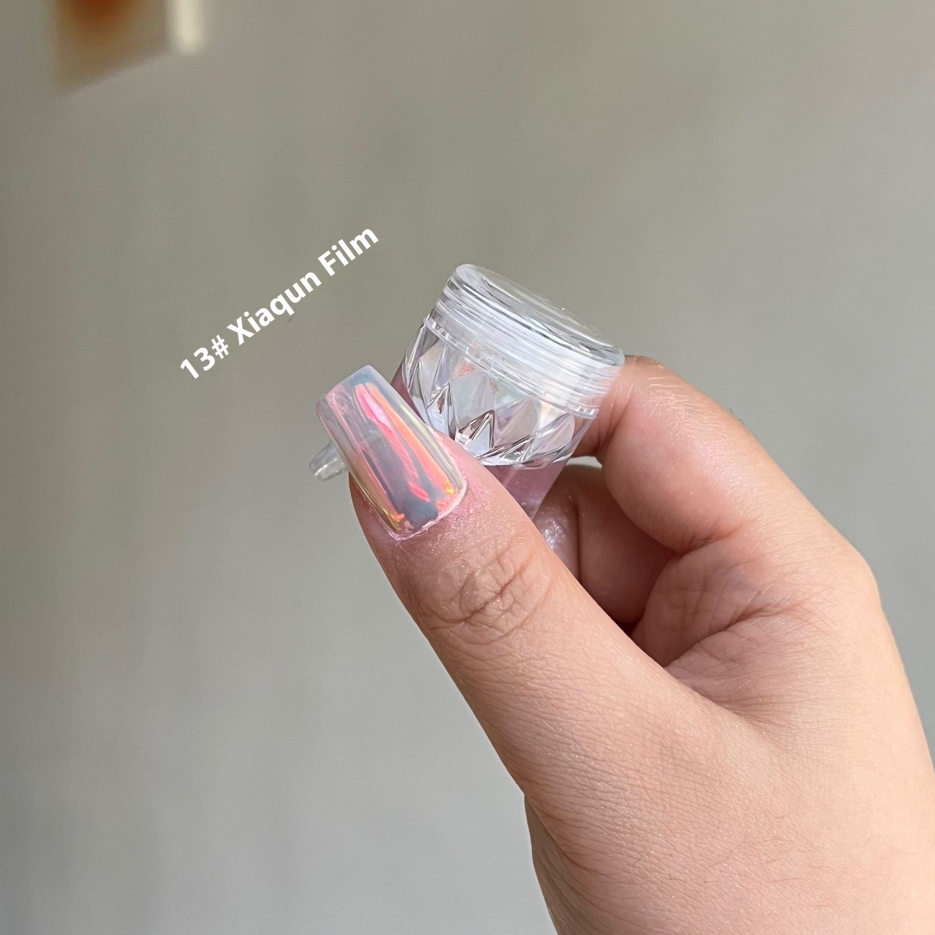 Sky Mirror Aurora Powder Nail Beauty Ornament