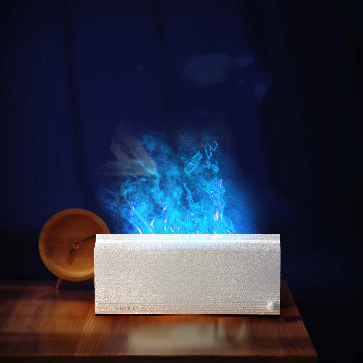 Diffuseur d'arôme flamme de simulation colorée de bureau créatif