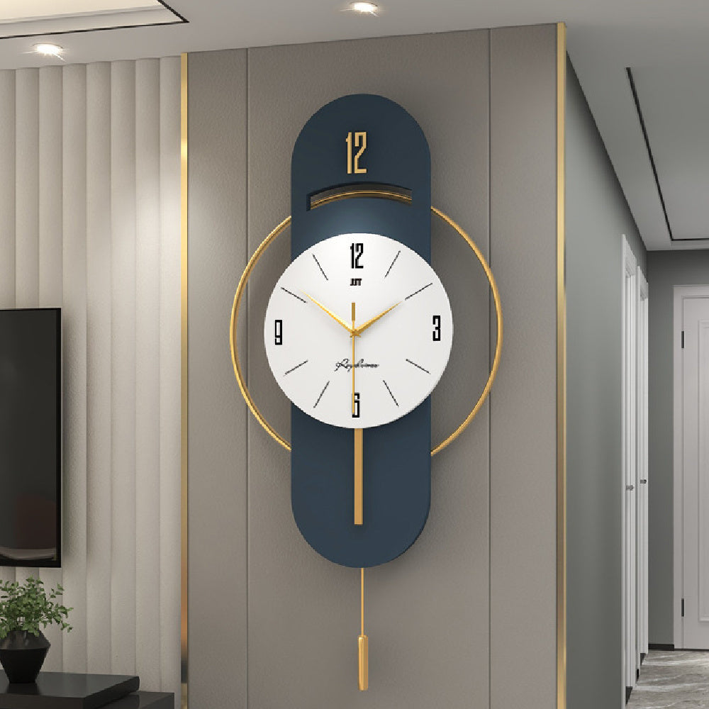 Horloge murale créative de luxe léger et tendance pour la maison