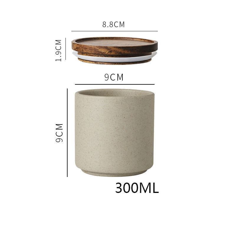 Ceramic Sealed Tea Storage Jar For Grain Storage Moisture-proof