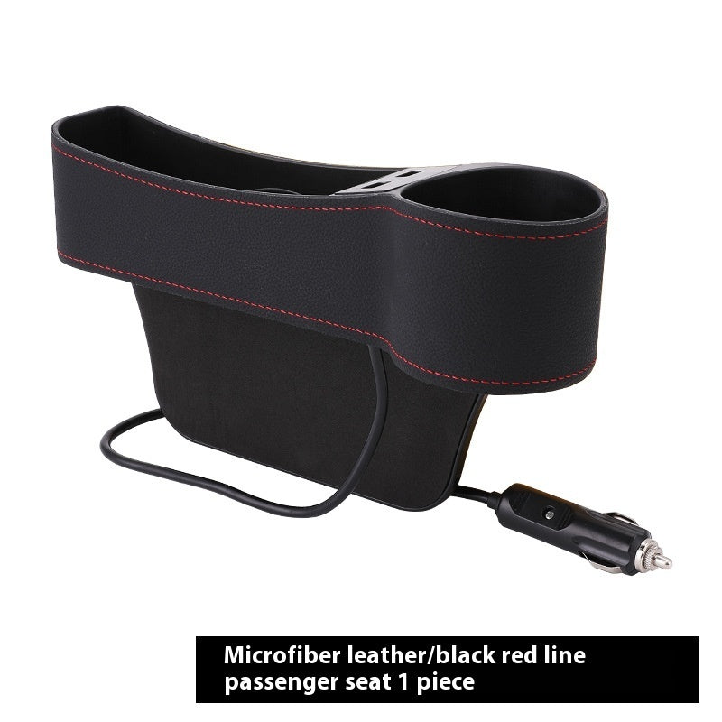Car Seat Gap Storage Box Multi-function Dual USB Car