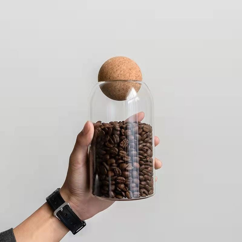 Ball Cork Glass Jar Tea Seal