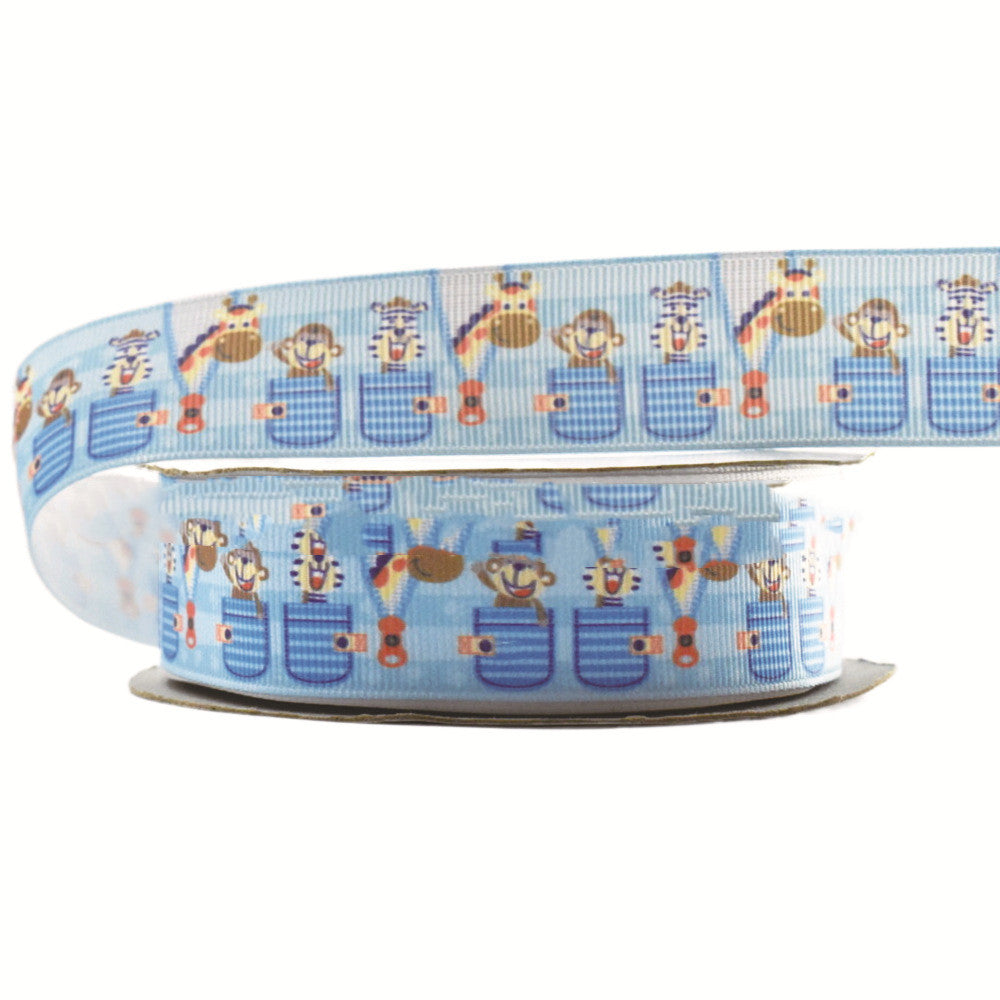 Small Animal Cartoon Printing Ribbon Hair Accessories