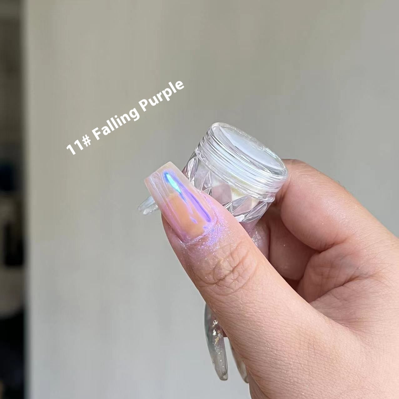 Sky Mirror Aurora Powder Nail Beauty Ornament