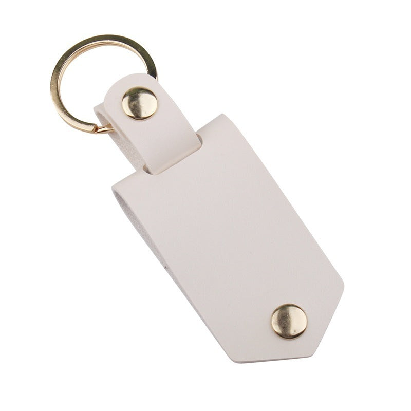 Porte-clés vierge à fermoir thermocollant DIY