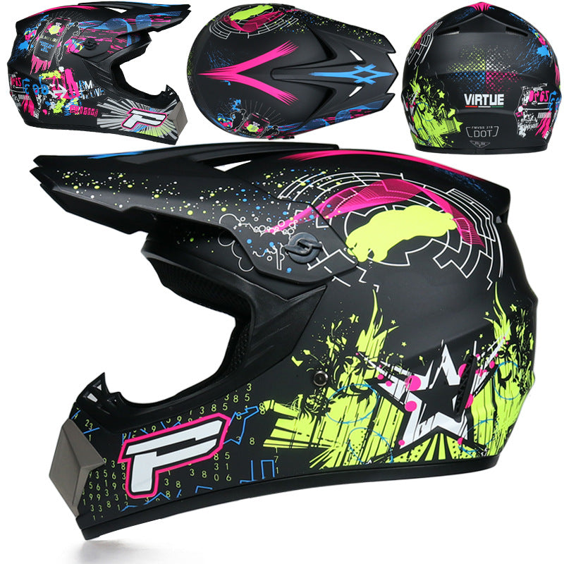 Casque Tout-Terrain Moto Petit Casque Tout-Terrain