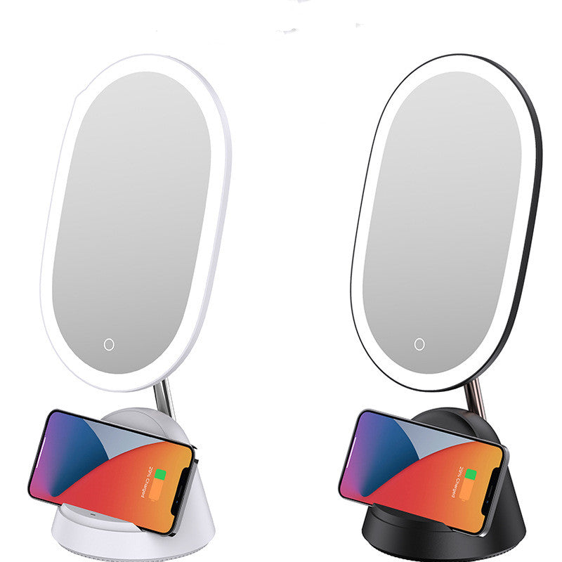 Lampe de table multifonctionnelle miroir de maquillage créatif de bureau