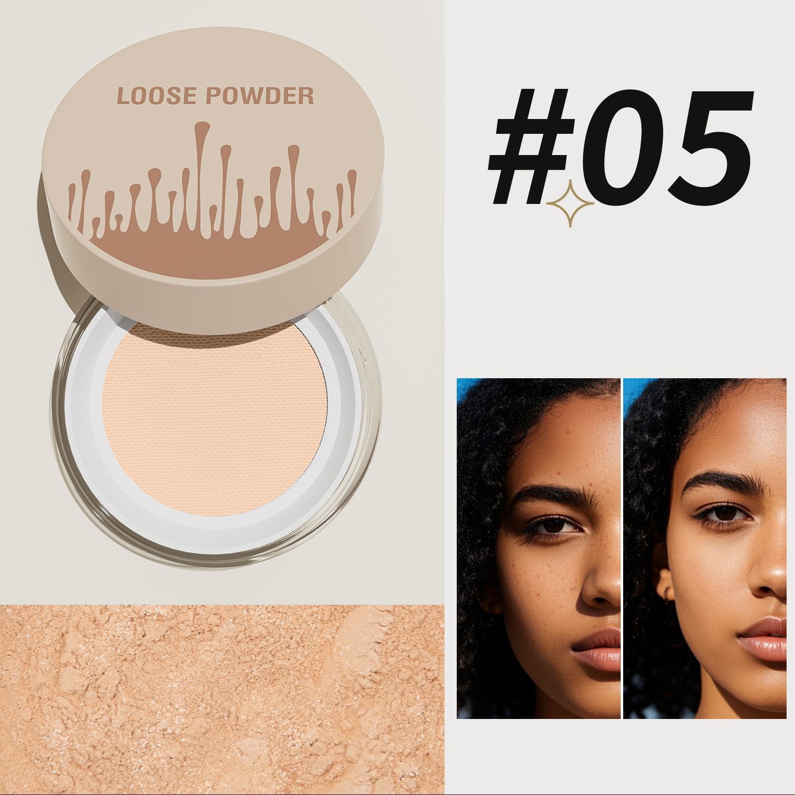 Pearlescent Face Powder Mist-sensitive Oil Control Concealer