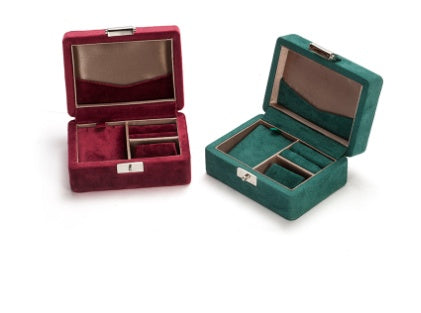 Boîte de Rangement à Bijoux de Luxe Anneau Pendentif Boucles d'Oreilles