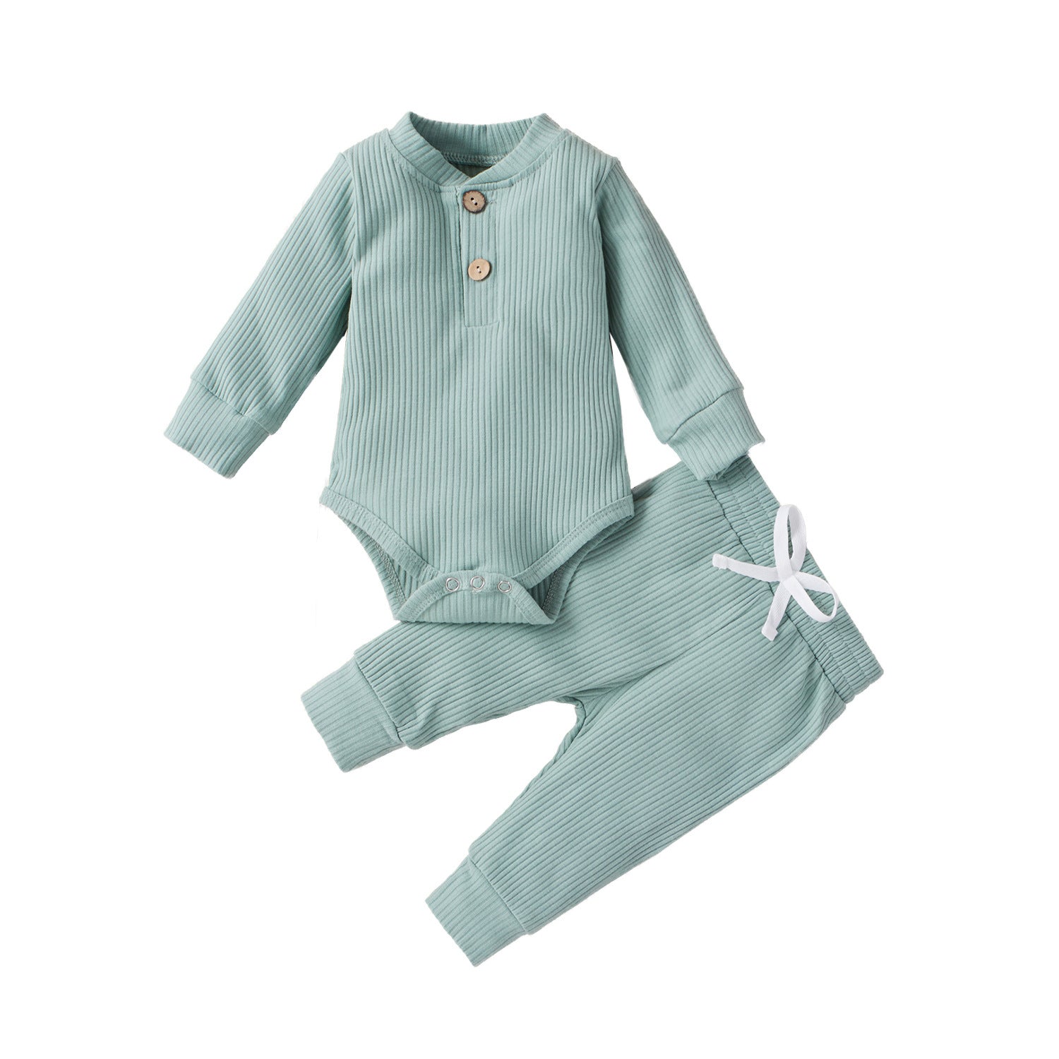 Infant Cotton Long-sleeved Jumpsuit Trousers Suit