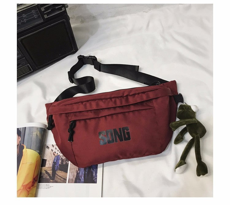 Nylon Shoulder Large Capacity Chest Bag