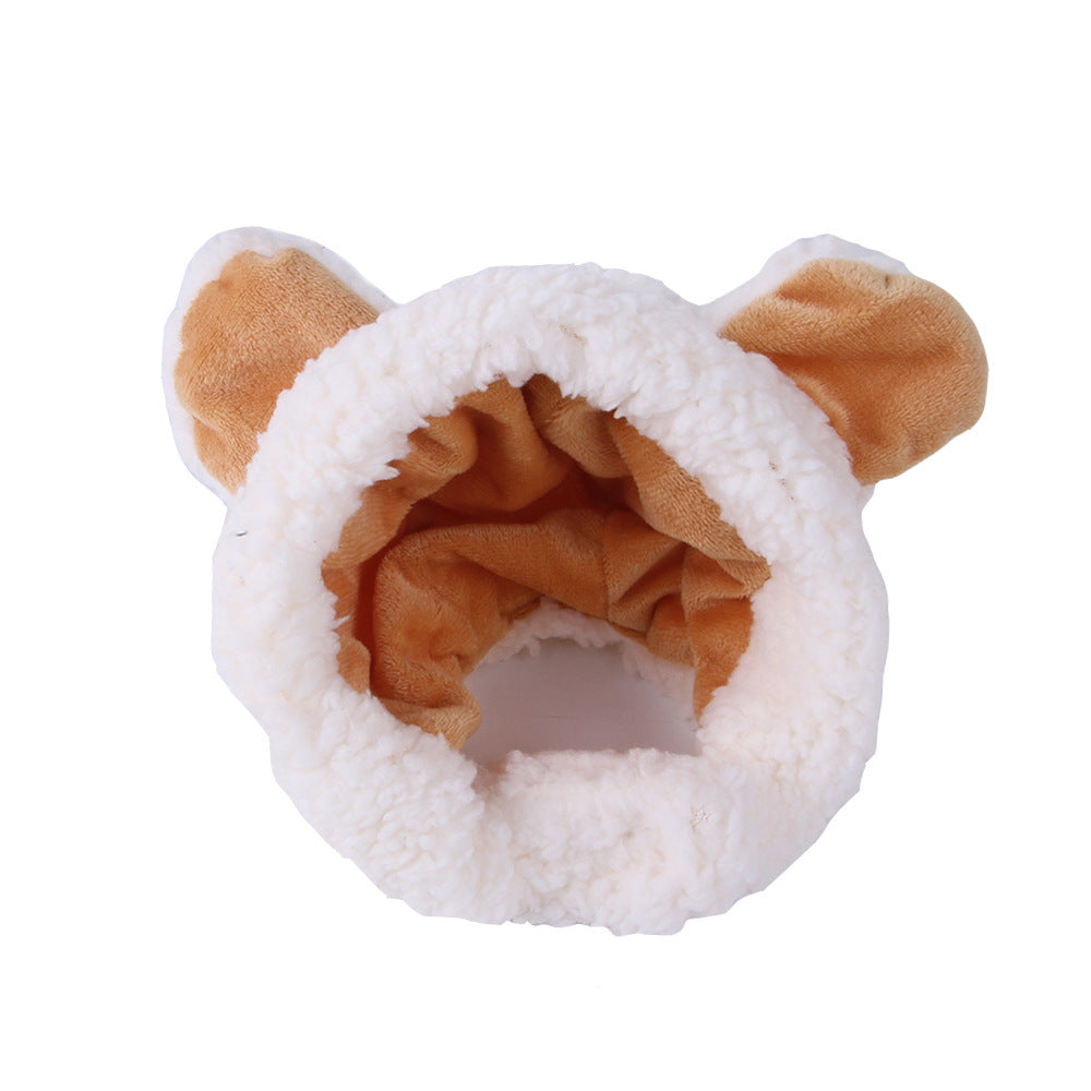Chapeau de compagnie pour cheveux bouclés, chat, déguisement amusant, produits pour animaux de compagnie