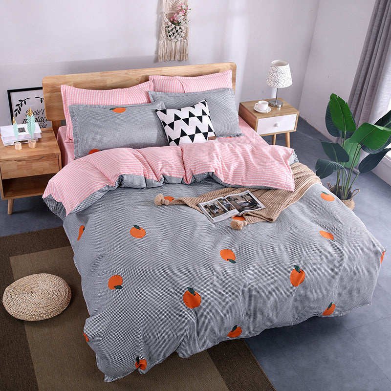 Aloe Vera Cotton Four-piece Summer New Student Dormitory Bedding