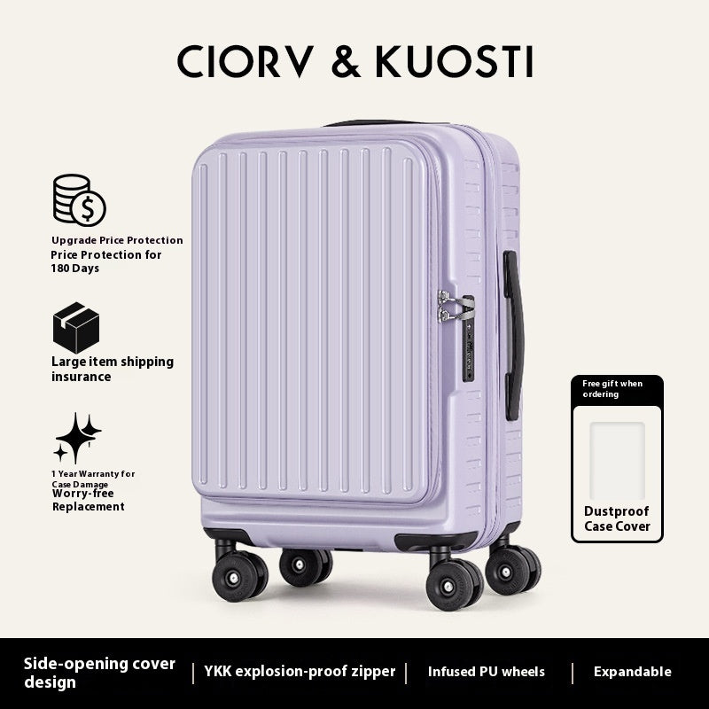 Boarding Password Travel Expandable Large Capacity Side Open Trolley Case
