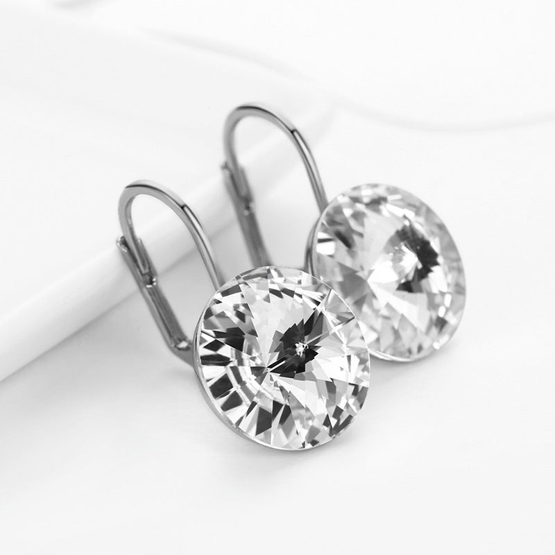 High-grade Multicolor Crystal Earrings For Women