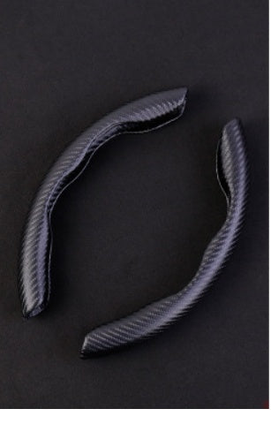 Car Steering Wheel Cover Four Seasons Unisex Sports Carbon Fiber Pattern Ultra-thin Non-slip Power Car Handle Card Cover